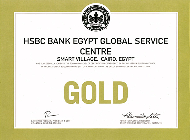 LEED Gold Certificate